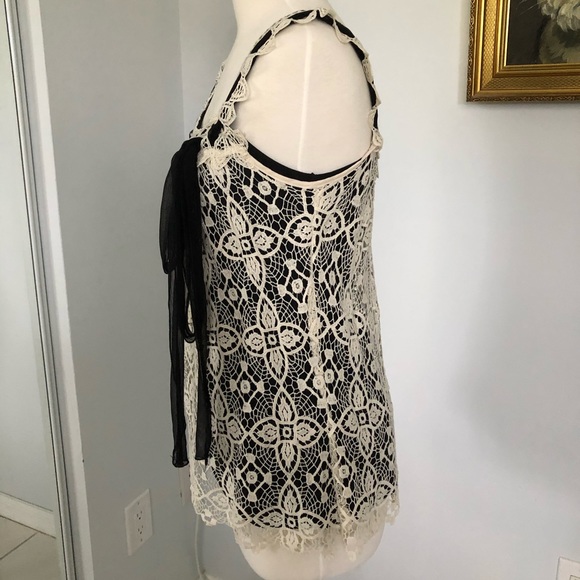 Karen Kane cotton & silk top, size Small - Picture 7 of 9